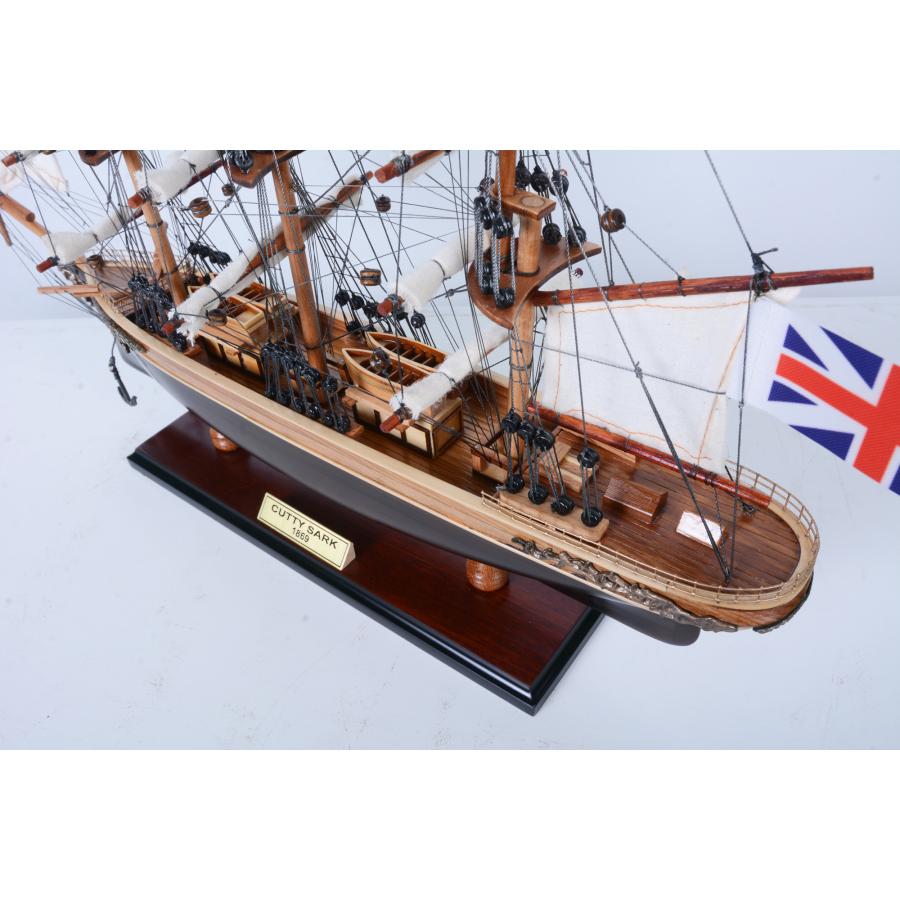 帆船模型 完成品 木製 Cutty Sark カティーサーク モデルシップ 全長