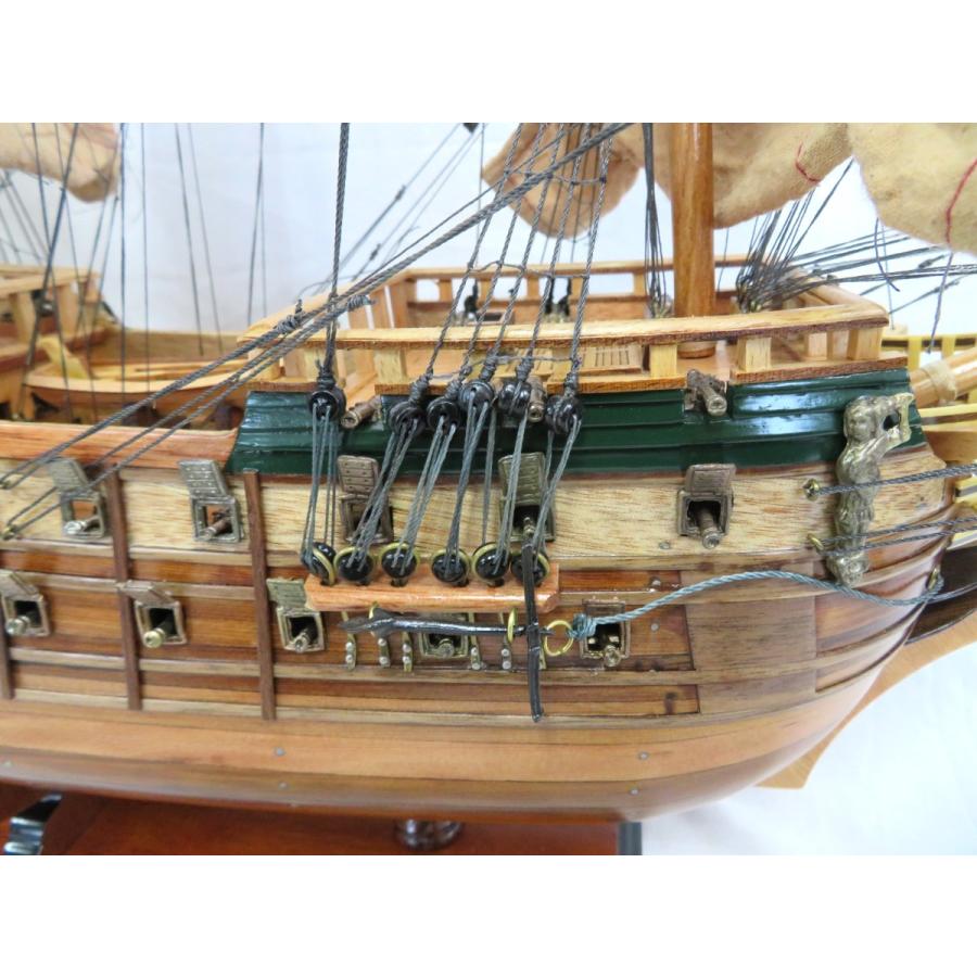 帆船模型 完成品 木製 フリースランド Fresland オランダ帆船 全長