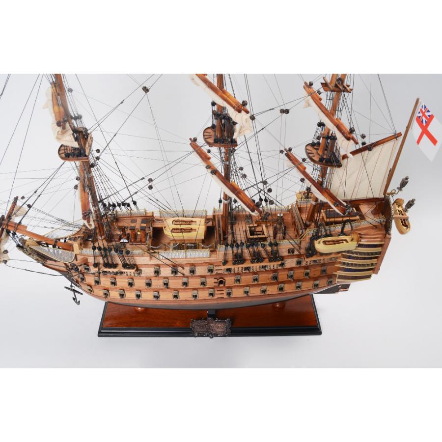帆船模型 完成品 木製 イギリス海軍 軍艦 HMS ヴィクトリー号 帆船模型 完成品 木製 イギリス海軍 軍艦 HMS ヴィクトリー号