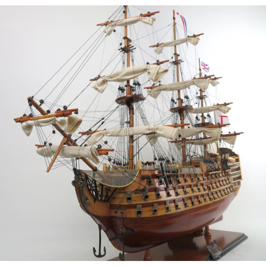 帆船模型 完成品 木製 HMS ヴィクトリー号 Victory 全長97cm 帆船模型 完成品 木製 HMS ヴィクトリー号 Victory 全長97cm