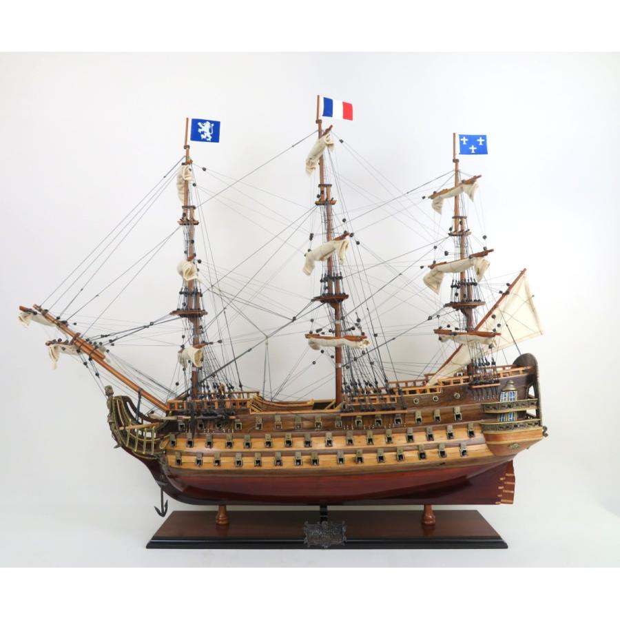 帆船模型 完成品 木製 ラ ロワイヤル La royale 全長 94cm T059 帆船模型 完成品 木製 ラ ロワイヤル La royale 全長 94cm T059