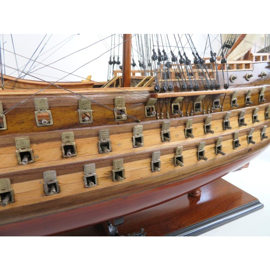 帆船模型 完成品 木製 ラ ロワイヤル La royale 全長 94cm T059