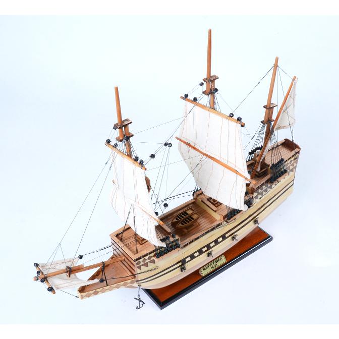 帆船模型 完成品 木製 メイフラワー号 Mayflower 全長55cm T132 : t132