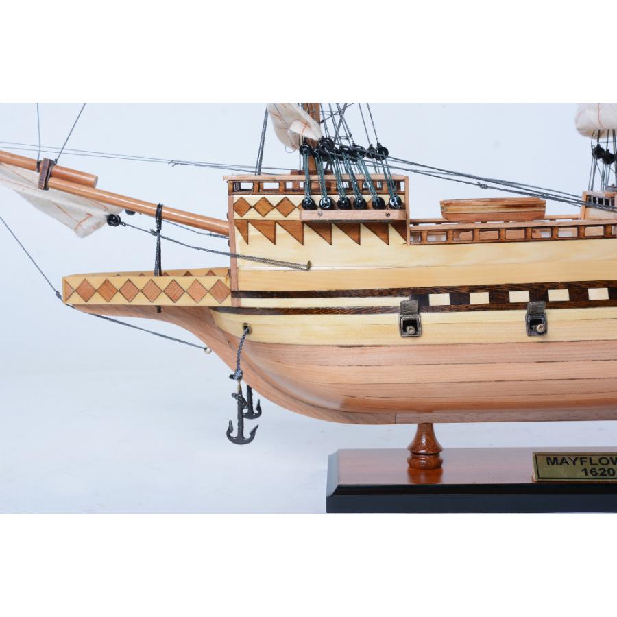 帆船模型 完成品 木製 メイフラワー号 Mayflower 全長55cm T132 帆船模型 完成品 木製 メイフラワー号 Mayflower 全長55cm T132