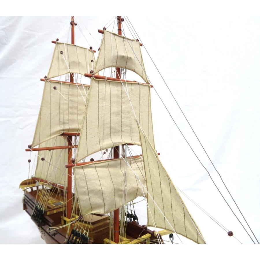 ♥ヴィンテージ　帆船模型　トールシップ✨✨✨♥ 帆船模型 完成品 木製 レディ ワシントン Lady Washington 全長