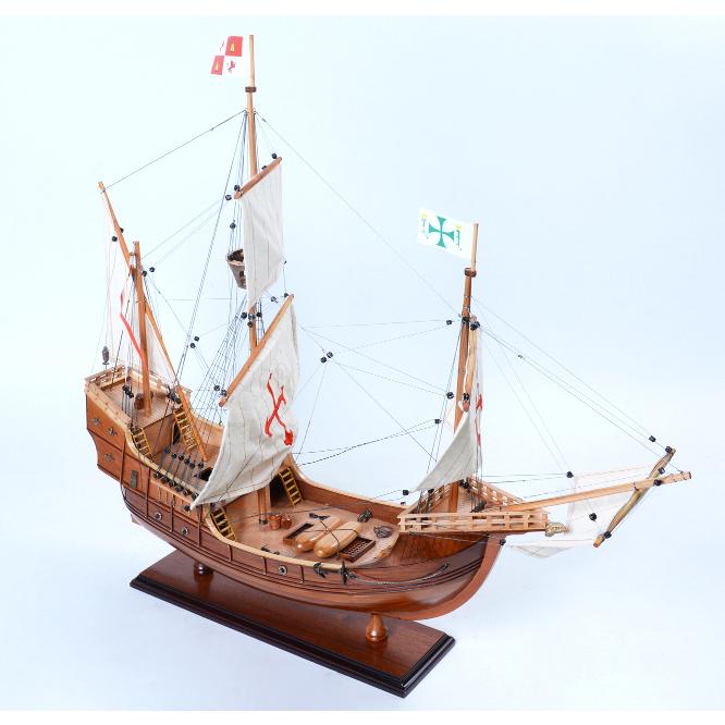 帆船模型 完成品 木製 サンタマリア号 コロンブス 全長73cm T306 インテリア 置物 装飾 Santa Maria｜bezipang｜12
