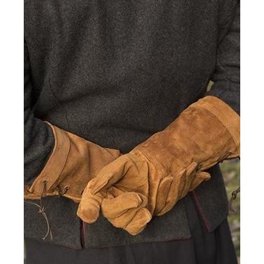 スエードレザー製 ソードマン グローブ ブラウン 左右ペア 各種サイズ