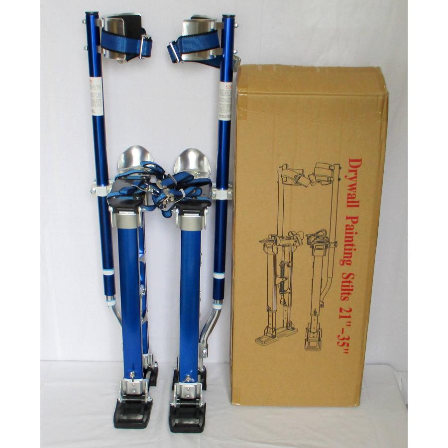 竹馬 ミドルサイズ 21〜35インチ 54〜89cm アルミニウム Drywall 竹馬 ミドルサイズ 21〜35インチ 54〜89cm アルミニウム Drywall