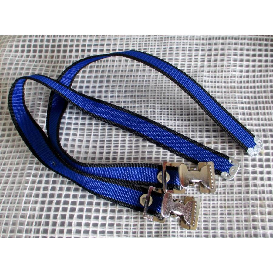 高所作業用竹馬 スティルト 交換用ベルト No2 下側 ブルー Stilts