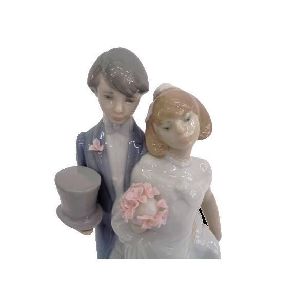流行に 美品 リアドロ Lladro 祝福の鐘の音 Wedding Bells ブランド直営 Webrothers Com Br