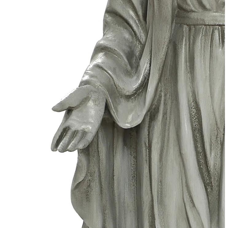祝福された 聖母マリア 対候性マグネシウム素材 ガーデンスタチュー