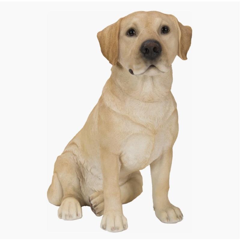 ポリレジン製 ガーデン彫像 動物 犬 座っているラブラドールSitting Labrador_1