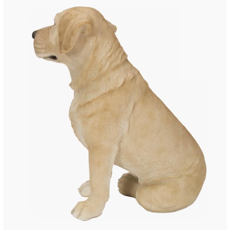 ポリレジン製 ガーデン彫像 動物 犬 座っているラブラドールSitting