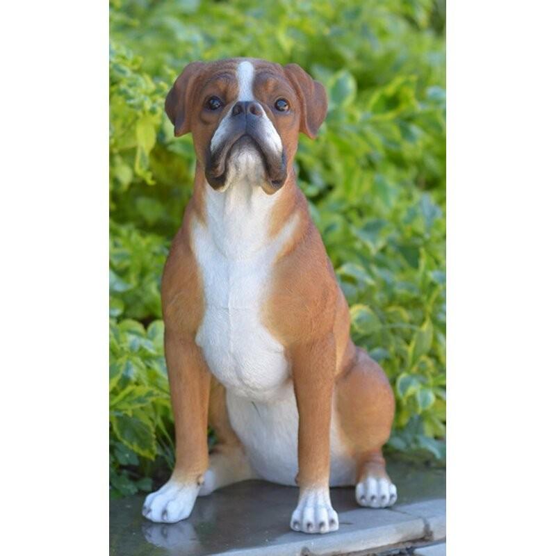 樹脂製 ガーデン彫像 動物 犬 座っているボクサー犬の像 置物 ガーデニング 庭 いぬ イヌ Wf Hiln1305 B E Zipang 通販 Yahoo ショッピング