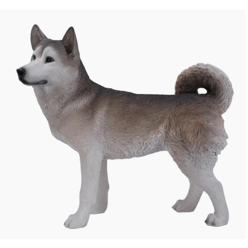 置物 彫像シベリアンハスキー犬Siberian Husky : B&E ZIPANG - 通販