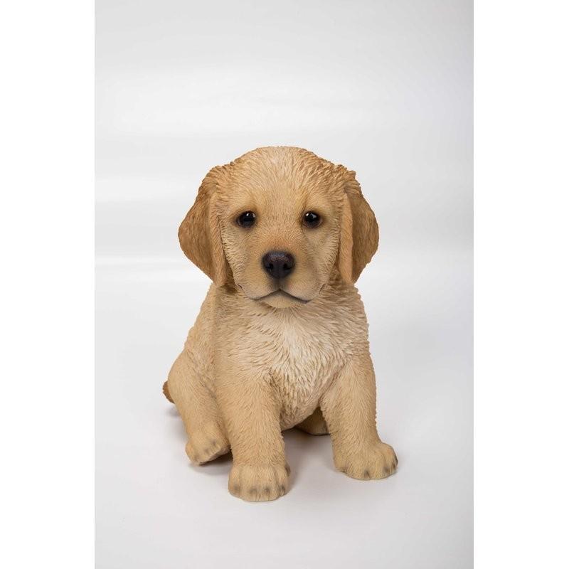 置物 彫像 座っている ゴールデンレトリバー の子犬の像 ガーデニング 庭 Dog Golden retriever ornament statue｜bezipang｜02