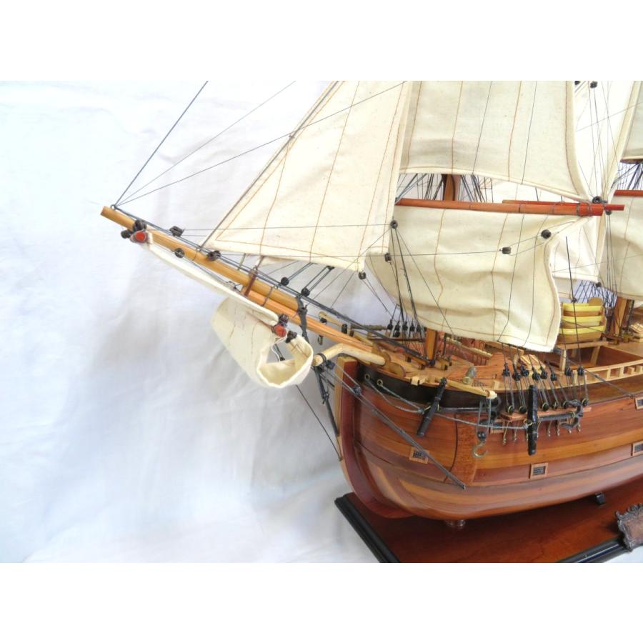 帆船模型 完成品 木製 全長 96cm 38インチ HMS エンデバー ジェームズ 