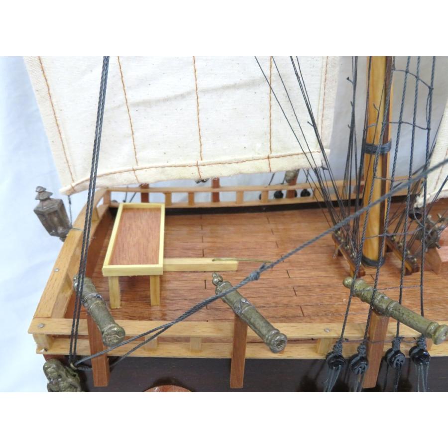 帆船模型 完成品 木製 全長 96cm 38インチ HMS エンデバー ジェームズ クック 船 インテリア T094_11