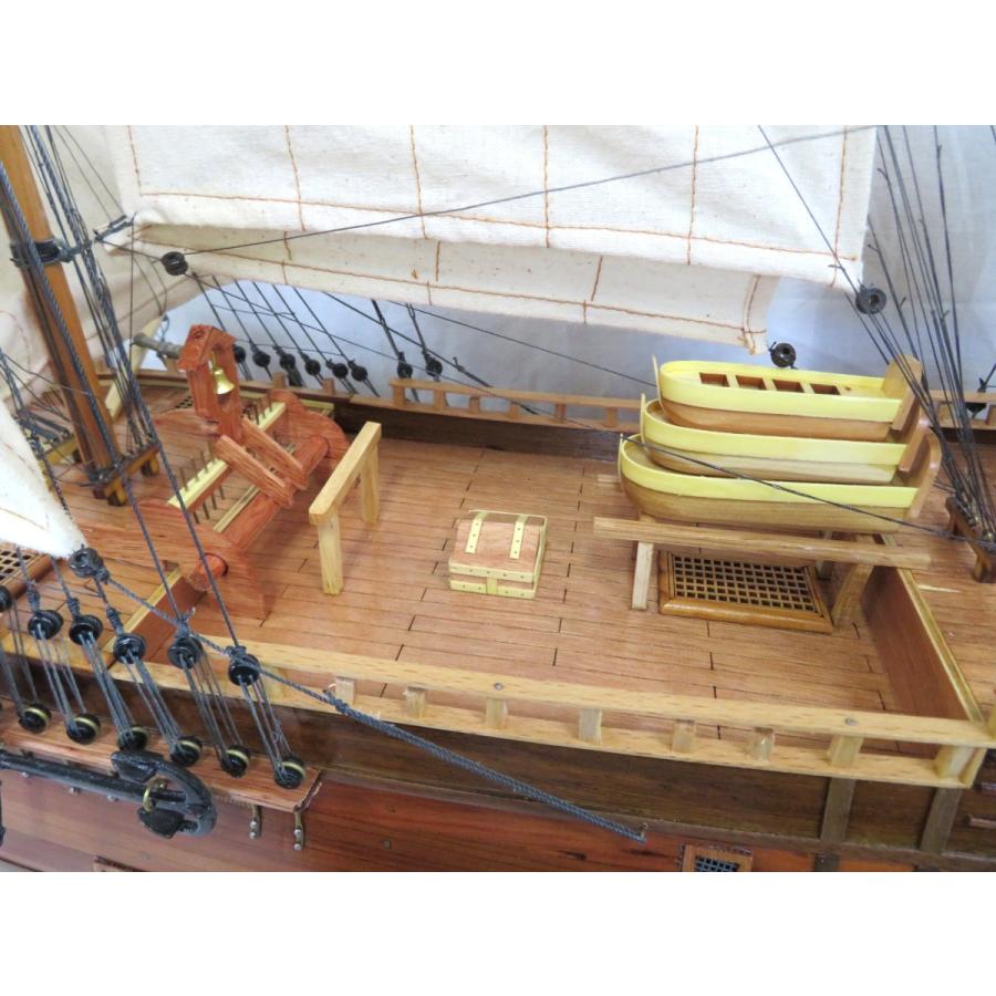帆船模型 完成品 木製 全長 96cm 38インチ HMS エンデバー ジェームズ