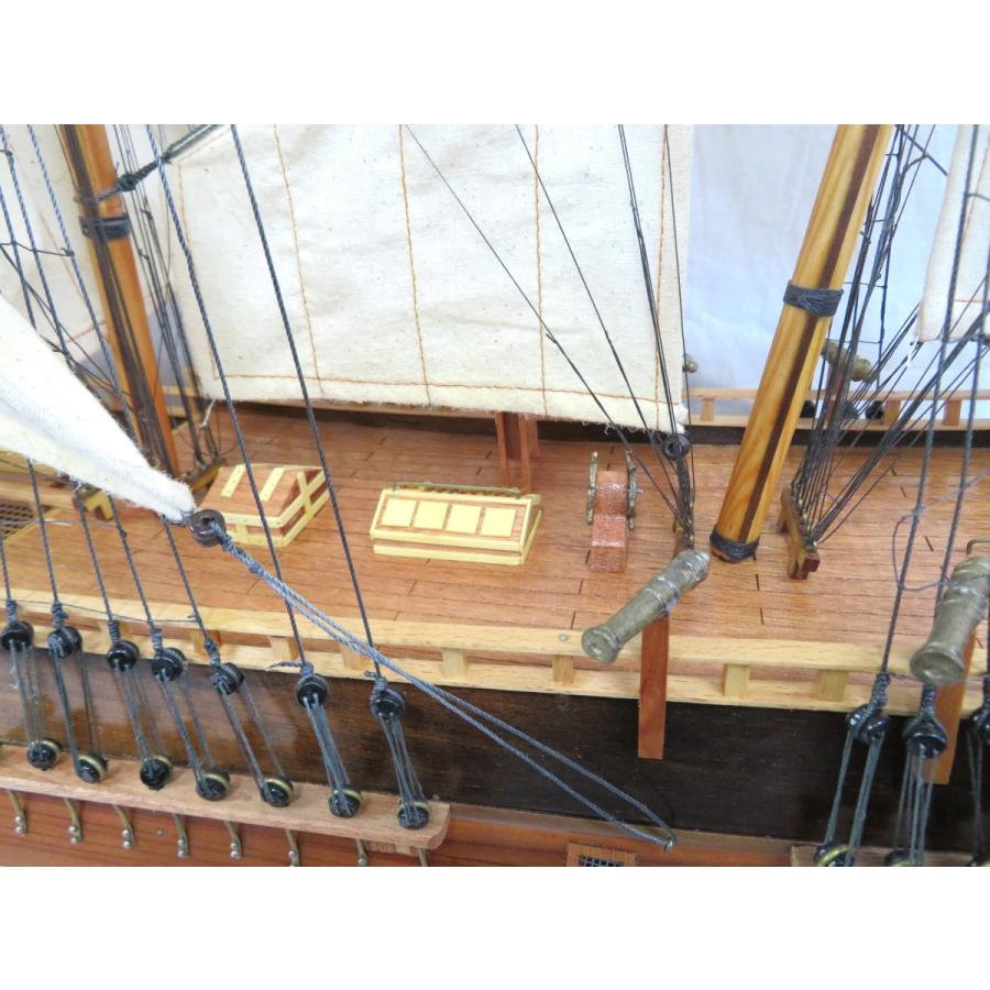 帆船模型 完成品 木製 全長 96cm 38インチ HMS エンデバー ジェームズ