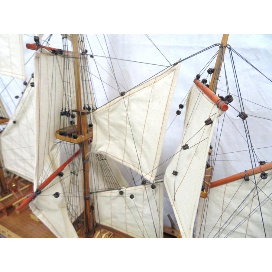 帆船模型 完成品 木製 全長 96cm 38インチ HMS エンデバー ジェームズ