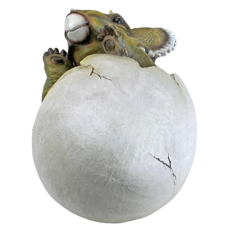 ポリレジン製 ガーデン彫像 動物 恐竜 トリケラトプス 卵から生まれたばかりのトリケラトプスの赤ちゃんの像 置物 ガーデニング 庭 爬虫類 Wf Txg108 B E Zipang 通販 Yahoo ショッピング