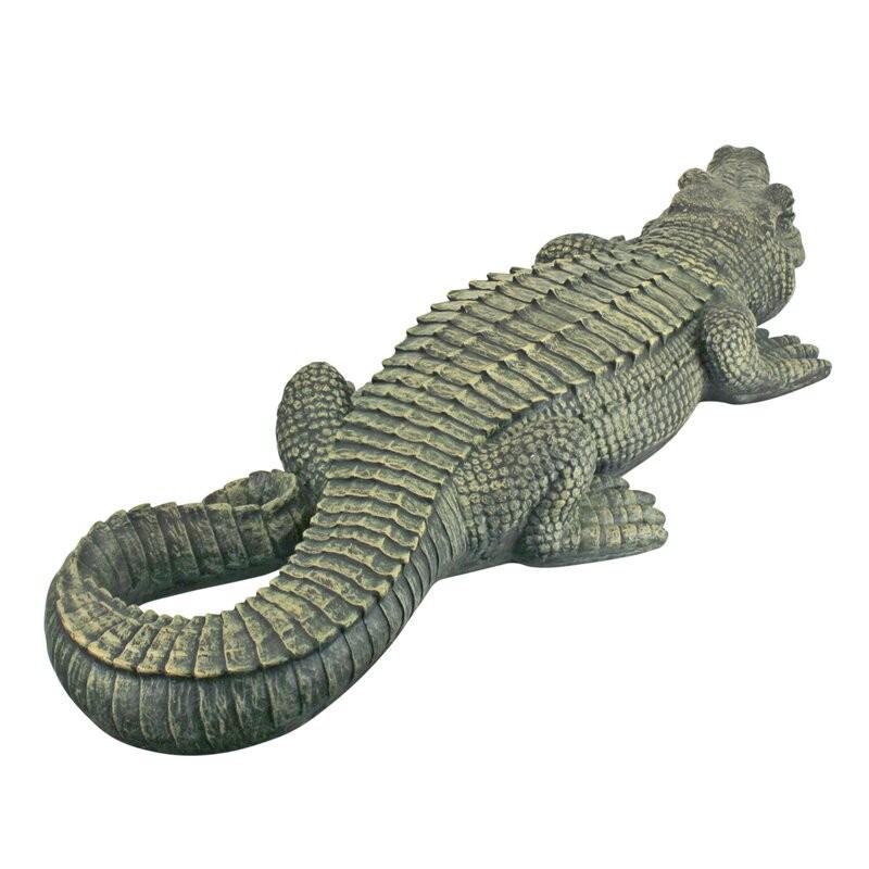 置物 彫像 クロコダイル ワニ の像 ガーデニング 庭 Crocodile 置物 彫像 クロコダイル ワニ の像 ガーデニング 庭 Crocodile