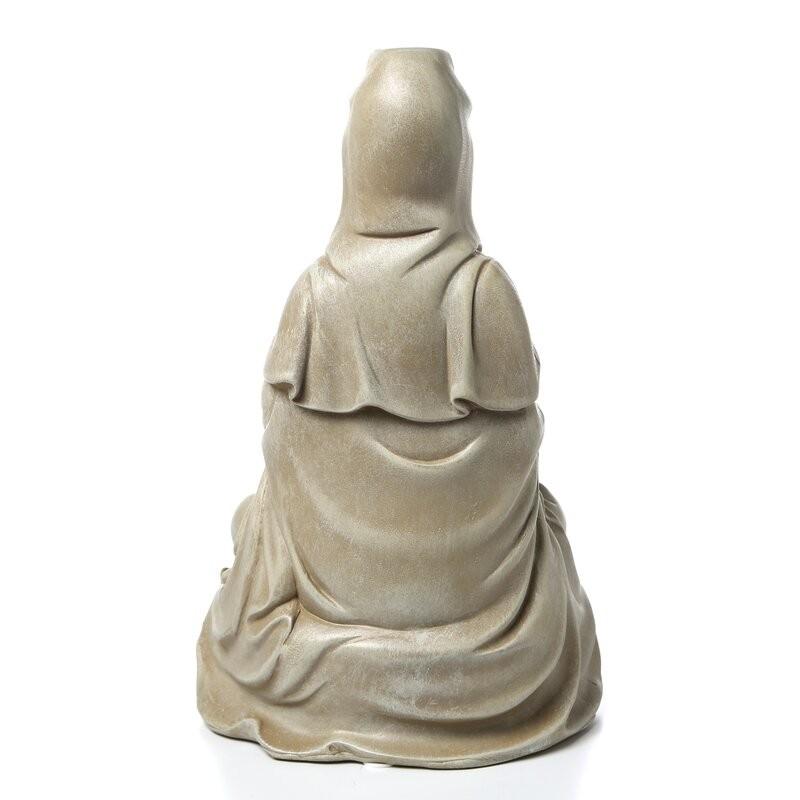 ポリレジン製ガーデン彫像 東アジアの慈悲の女神 観音菩薩の像 置物