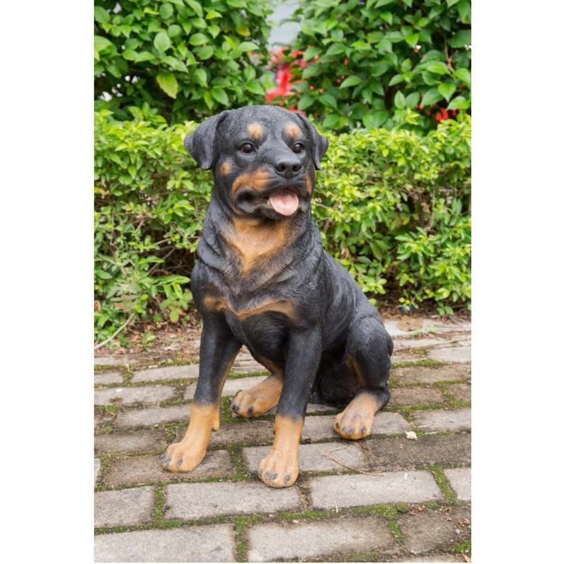 ロットワイラー 等身大 置物 オブジェ 犬 オーナメント 222-971 ロットワイラー 等身大 置物 オブジェ 犬 オーナメント 222-971 ロット