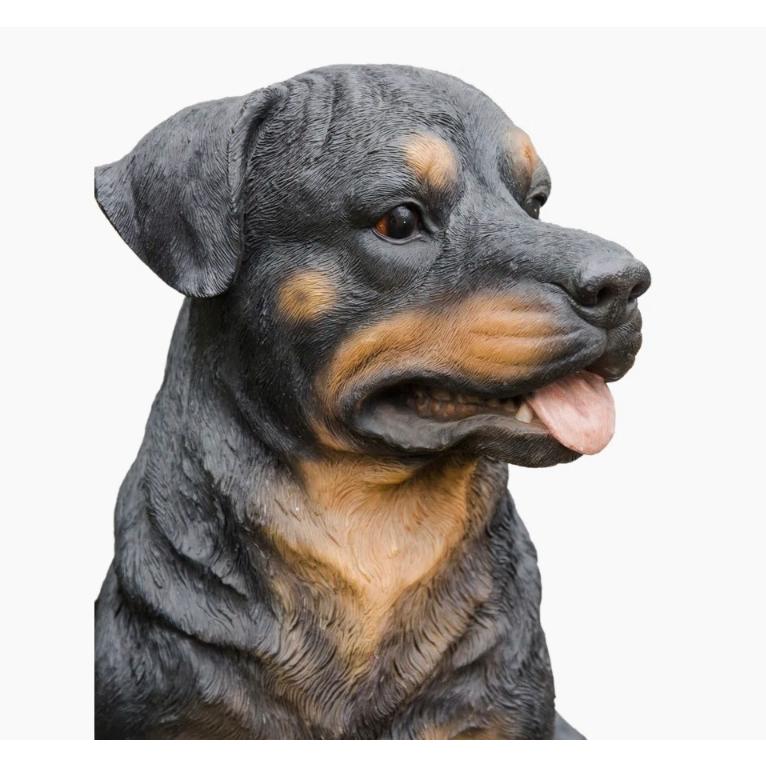 ロットワイラー 等身大 置物 オブジェ 犬 オーナメント 222-971 ロットワイラー 等身大 置物 オブジェ 犬 オーナメント 222-971 ロット