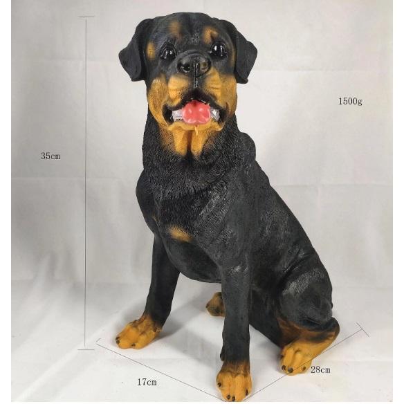 置物 彫像 ランタンを咥えてロットワイラー ソーラー式LEDライト 犬 子犬 いぬ イヌ ガーデン 庭 オブジェ ガーデニング オブジェ 雑貨 インテリア_5