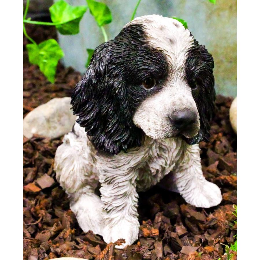 置物 彫像 イングリッシュ コッカー スパニエル 犬 子犬 いぬ イヌ