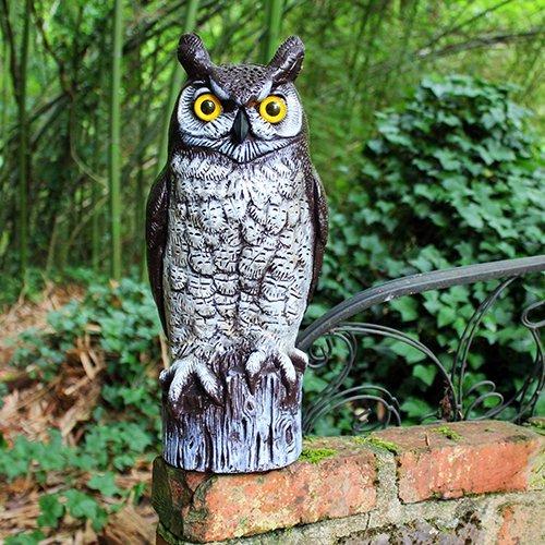 アメリカワシミミズク ブラウン 16インチ 像 置物 ガーデニング 庭