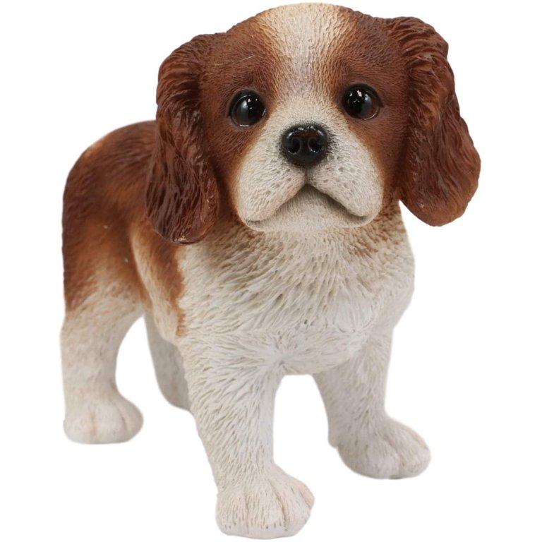 アウトレット キャバリア 子犬 置物 オブジェ リアル 犬 ガーデン