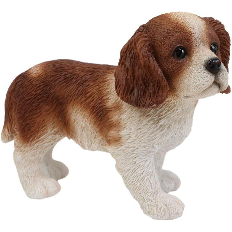 アウトレット キャバリア 子犬 置物 オブジェ リアル 犬 ガーデン