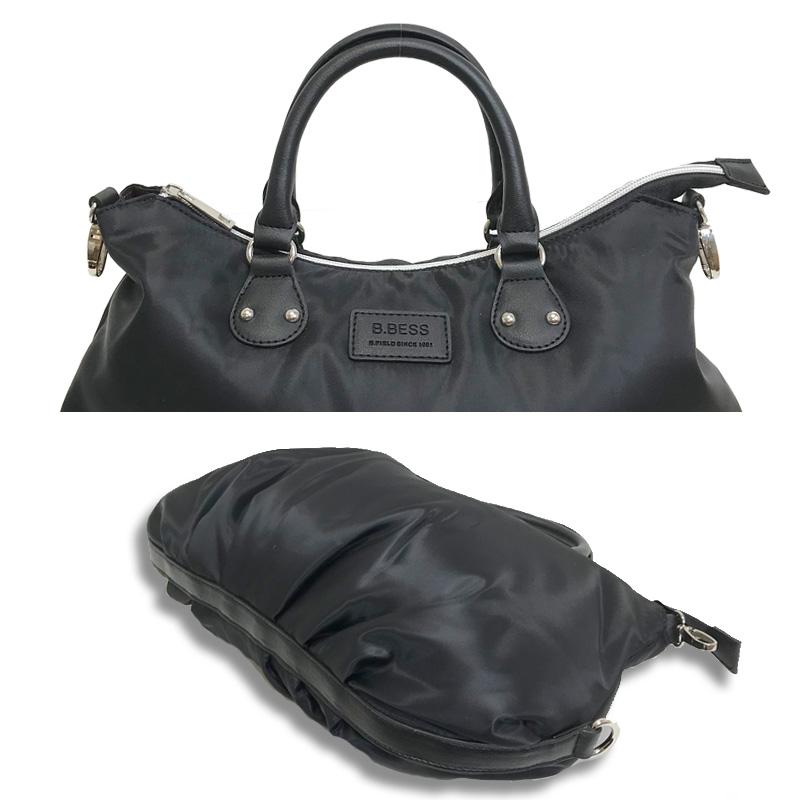 （送料無料）2ウェイリュック レディース クロワッサン型バッグ  2Way 通勤バッグ マザーズバッグ おでかけ バッグ カバン ポリ×合皮 |  | 02