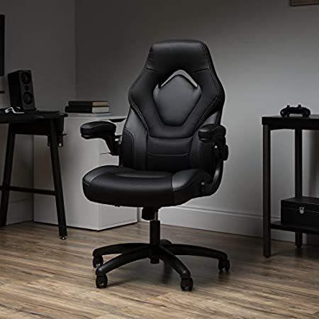 独特な 【送料無料】 ESS OFM Collection Black Back, High Chair, Gaming Style Racing その他椅子、スツール、座椅子