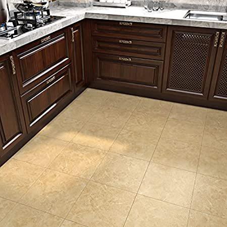 【在庫限り】 Thicker WESTICK Floor Adhe Flooring Waterproof Pack 20 Stick and Peel Tiles 床タイル