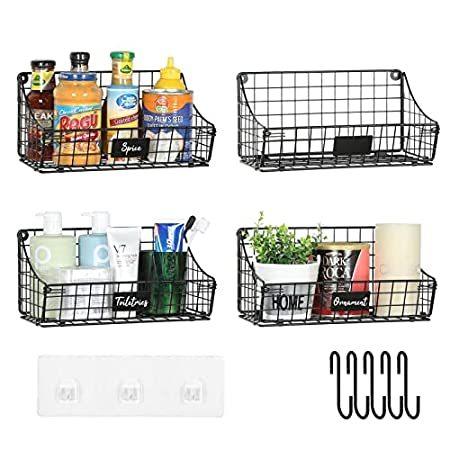 壁掛けビンバスケット フック5個付き ラベルプレート キッチンパントリーストレージオ B09nkm9szzならショッピング ランキングや口コミも豊富なネット通販 更にお得なpaypay残高も スマホアプリも充実で毎日どこからでも気になる商品をその場でお求めいただけます 花