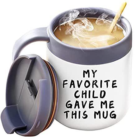 IDOKER Gift for Mom Dad Grandma Grandpa, Insulated Travel Tea Coffee Mug wi