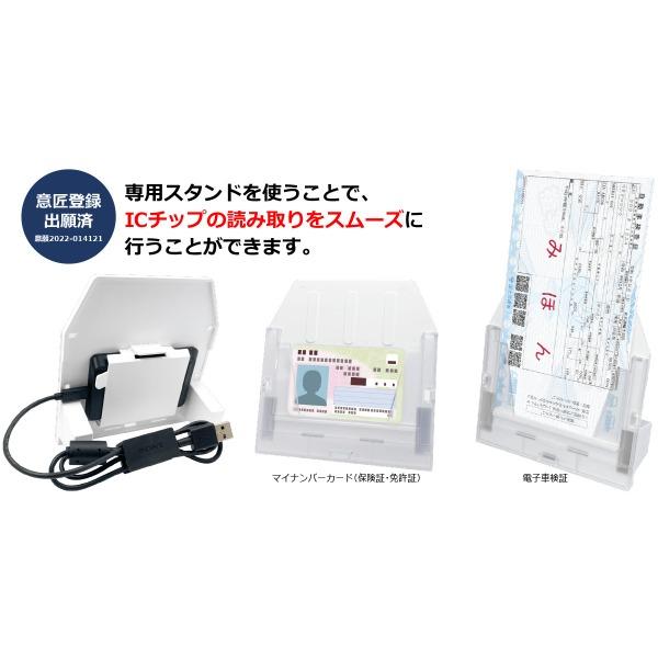 非接触式NFCリーダライタ CIR415A-01 / スタンド DSS-001 : BFD