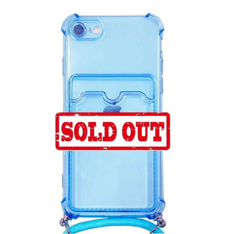 【送料無料】iPhoneSE3 iPhoneSE2 iPhone8 iPhone7 iPhone6 用　首掛けストラップ クリアカラーケース カードケース | iPhone SE（第3世代） | 04