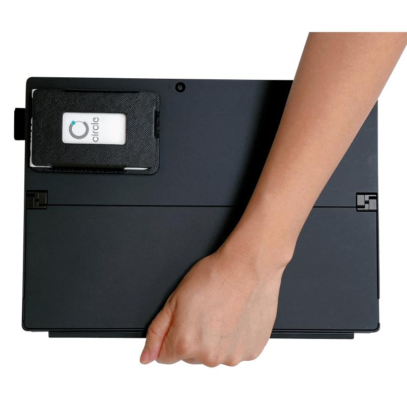 送料無料】ICカードリーダライタポケット テレワーク PC用背面