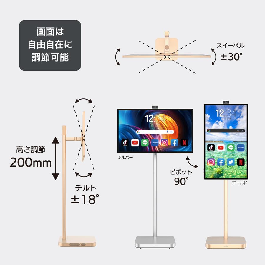Titan Army Androidタブレット TitanView Pro 4K ゴールド 大画面 32