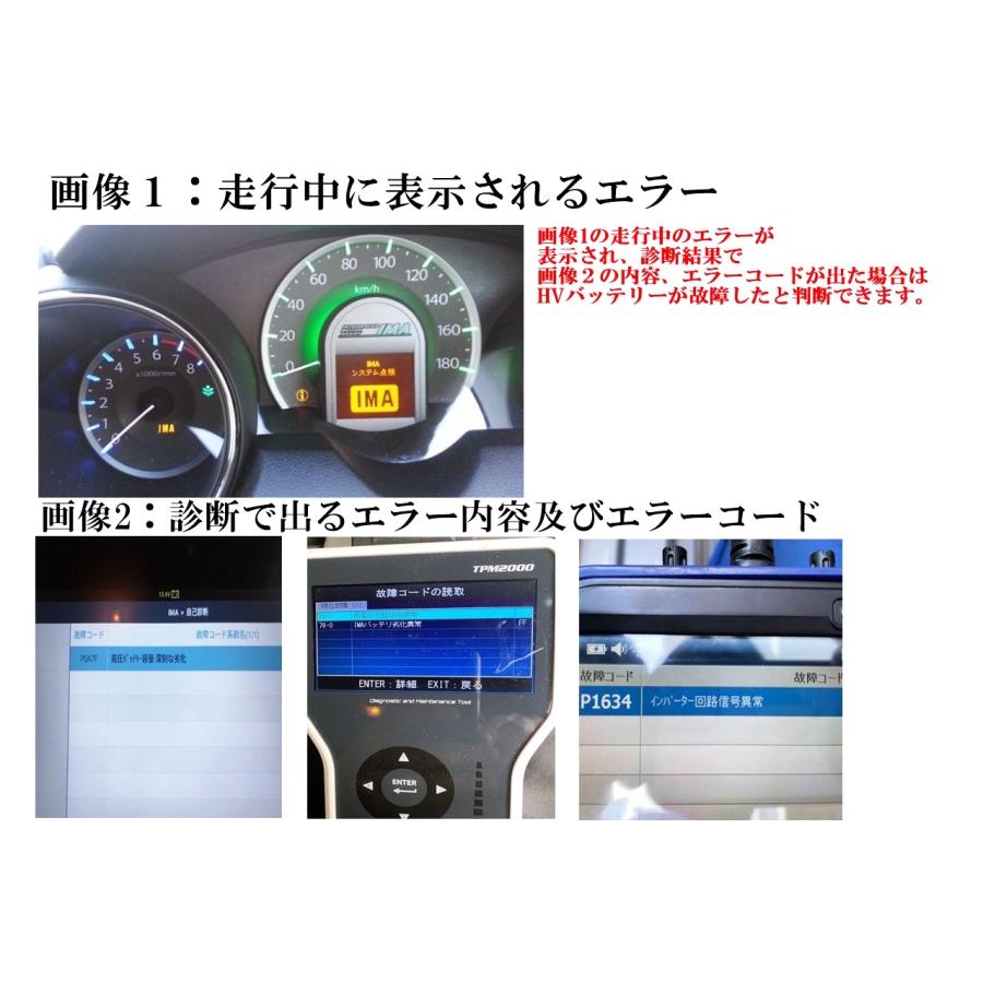 インサイト ZE2 ZE3 リビルト ハイブリッドバッテリー HV IMA