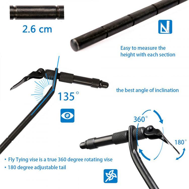 クランプ式 フライ タイイング バイス タイイングバイス フライ