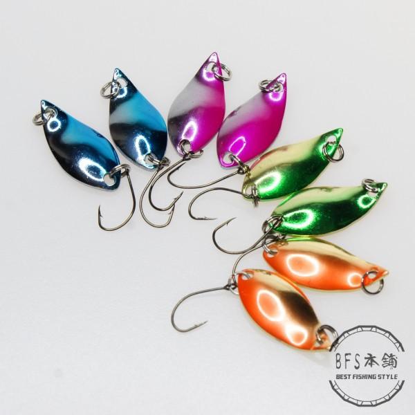 マス、アユ用ミノー&スプーン、バーブレスフックセット マス、アユ用ミノー&スプーン、バーブレスフックセット マス、アユ用