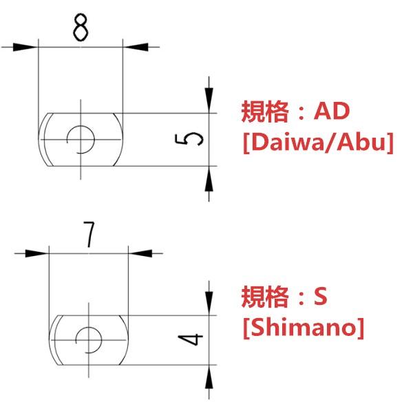 ハンドルナット For Shimano/Daiwa&Abu シマノ ダイワ アブ 対応 ZPI