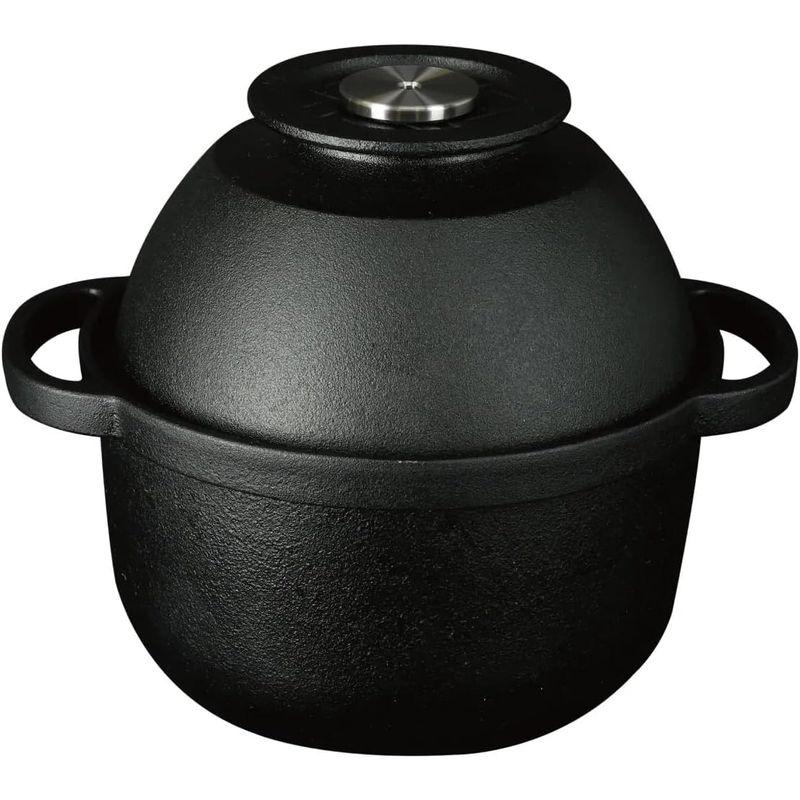 Zebrang(ゼブラン) アウトドア キャンプ ZB-RO-B ライスオーブン 鋳物 飯盒炊飯 火加減不要 直火 IH対応 1〜2合用 日