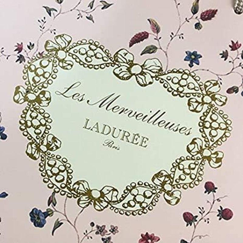 (レ・メルヴェイユーズ ラデュレ) Les Merveilleuses LADUREE ショッパー バッグ 紙袋 花 フラワー 花柄 桃 ピ｜bgl-store｜04